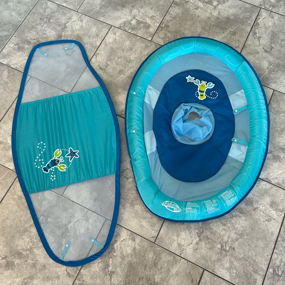 Swimways Baby Spring Float, Baby Pool Float with Canopy & UPF Protection